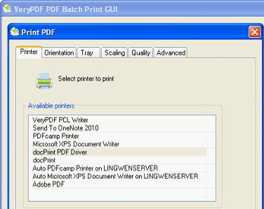 PDF Batch Print Helper Screenshot 1