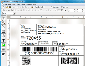 Label Flow Barcode Labeling Software Screenshot 1