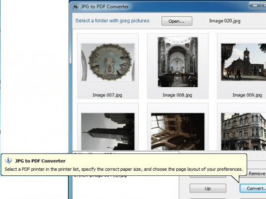 Wondersoft JPG to PDF Converter Screenshot 1