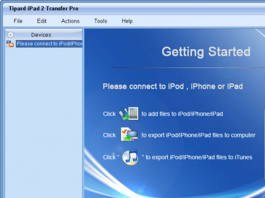 Tipard iPad 2 Transfer Pro Screenshot 1