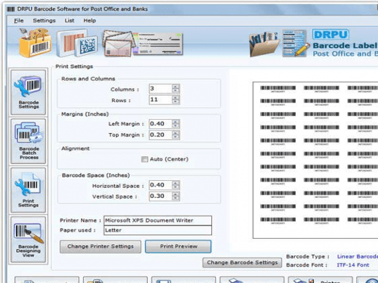 Bank Barcode Generator Screenshot 1