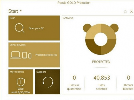 Panda Gold Protection Screenshot 1