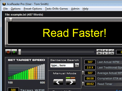 AceReader Pro Deluxe Plus Screenshot 1