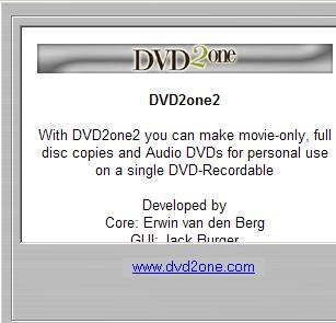 DVD2one Screenshot 1