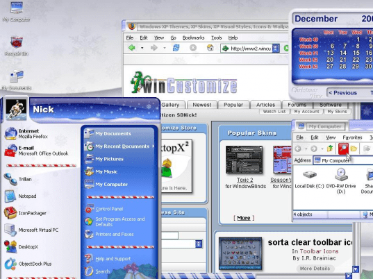 Holiday Desktop Screenshot 1
