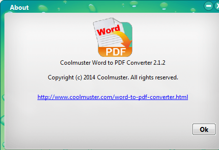Coolmuster Word to PDF Converter Screenshot 1