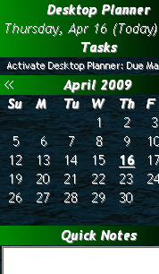 Desktop Planner Screenshot 1