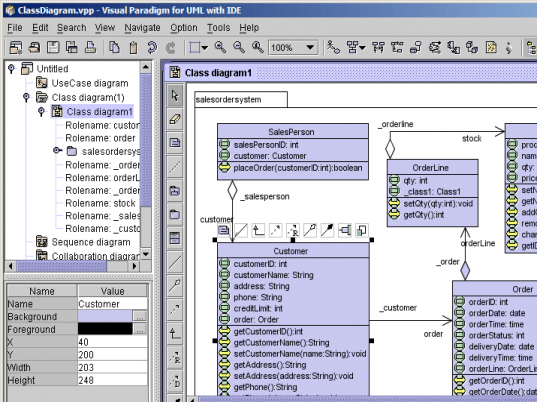 Visual Paradigm for UML 1.1 - free download for Windows