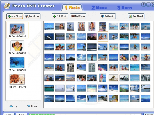 Photo DVD Creator Screenshot 1