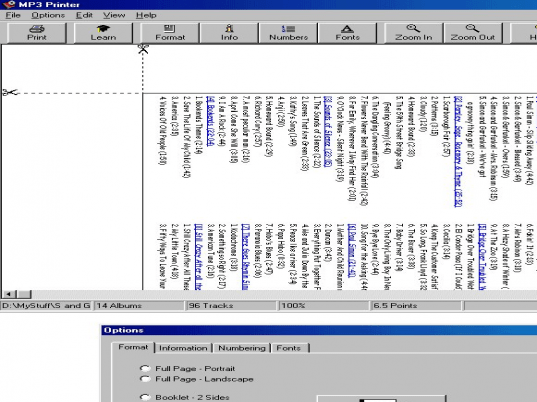 MP3 Printer Screenshot 1