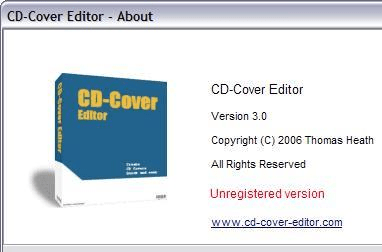 CD-Cover Editor Screenshot 1