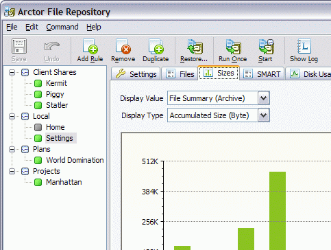 Arctor Disk-To-Disk Backup Screenshot 1