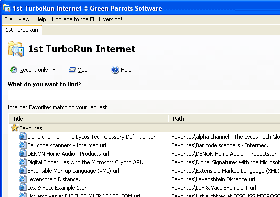 1st TurboRun Internet Screenshot 1