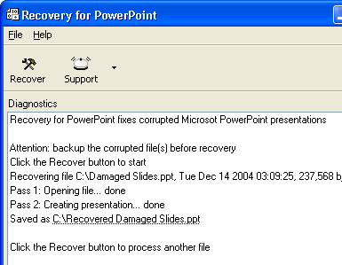 Recovery for PowerPoint Screenshot 1