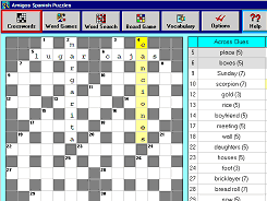 Amigos Spanish Puzzles Screenshot 1