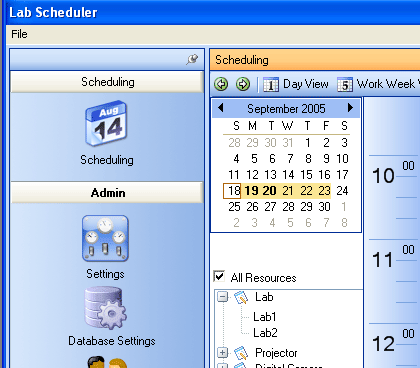 Technology and Media Scheduler Screenshot 1
