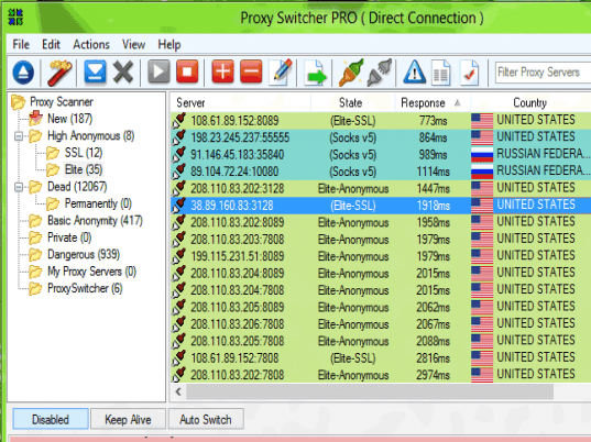 Proxy Switcher Standard Screenshot 1