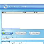 McFunSoft iPod Video Converter Screenshot 1