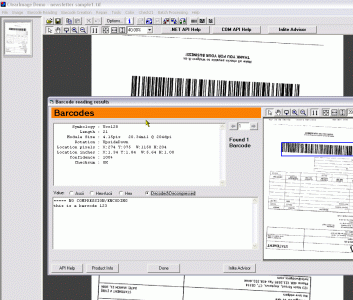 ClearImage Barcode1D Pro Screenshot 1