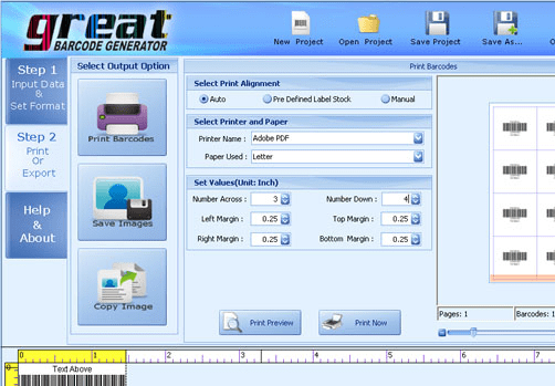 Barcode 39 Software Screenshot 1
