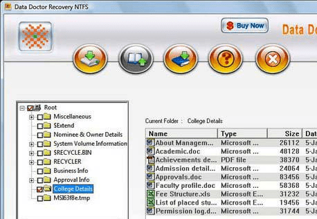 NTFS Partition Table Recovery Screenshot 1