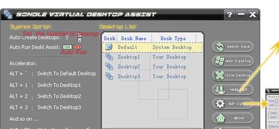 Sondle Virtual Desktop Assist Screenshot 1