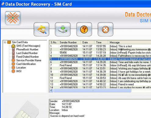 Recover Your SIM Contacts Screenshot 1