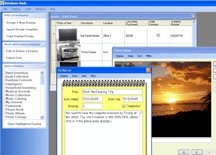 Database Oasis Screenshot 1