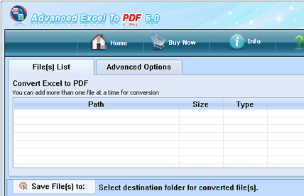Advanced Excel To PDF Screenshot 1