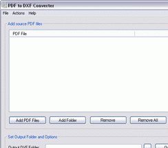 PDF to DXF Converter - 2010.7 Screenshot 1