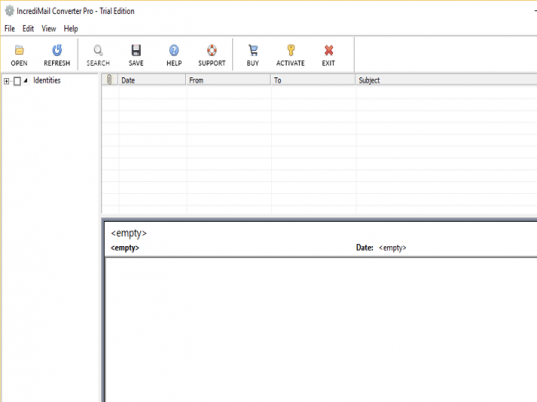 IncrediMail to Outlook Express Screenshot 1