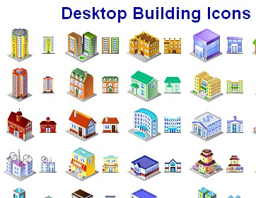 Desktop Building Icons Screenshot 1