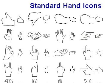 Standard Hand Icons Screenshot 1