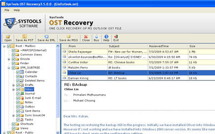 Widely Used OST2PST Converter Screenshot 1
