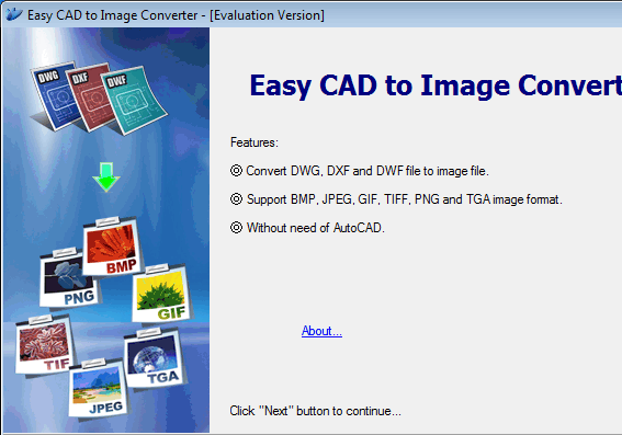 Easy CAD to Image Converter Screenshot 1