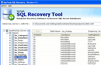 Extract SQL Server Backup Screenshot 1