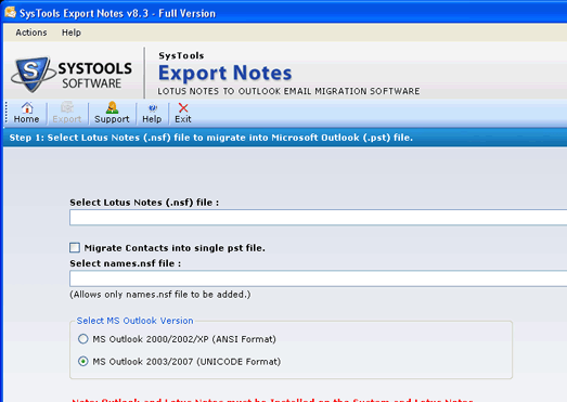 Convert Lotus Notes to PST Free Screenshot 1