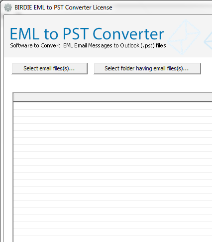 EML PST file Screenshot 1
