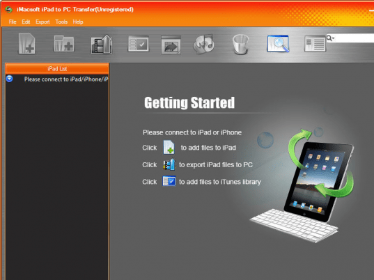 iMacsoft iPad to PC Transfer Screenshot 1