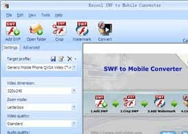 Recool SWF to Mobile Converter Screenshot 1
