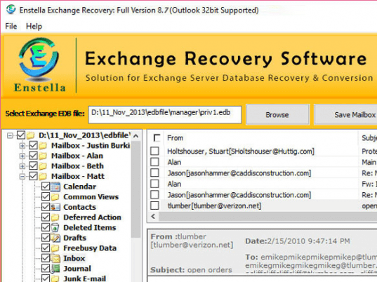Exchange Converter to PST Screenshot 1
