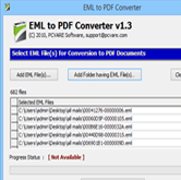 Outlook Express to PDF Converter Screenshot 1