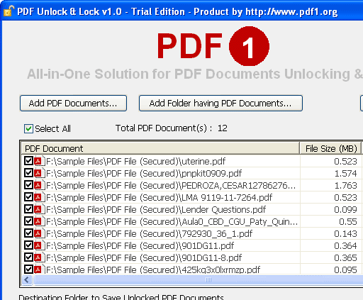 Print Protected PDF Files Screenshot 1