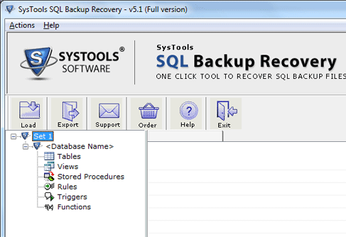 SQL 2005 Backup Database Repair Screenshot 1