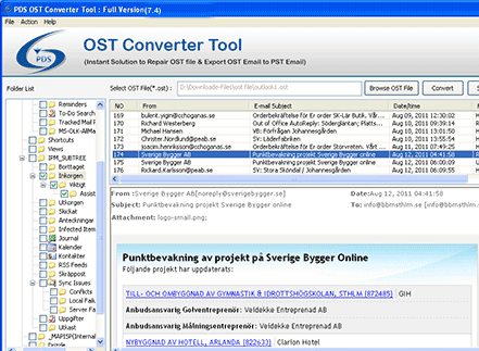 Export Outlook OST Screenshot 1