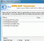 DWG to DXF Converter 201202 Screenshot 1
