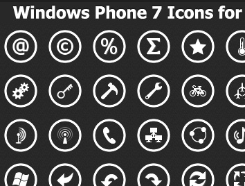 Windows Phone 7 Icons for Developers Screenshot 1