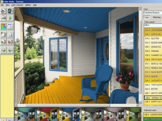 Color Style Studio (paint color schemes) Screenshot 1