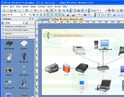 EDraw Network Diagrammer Screenshot 1
