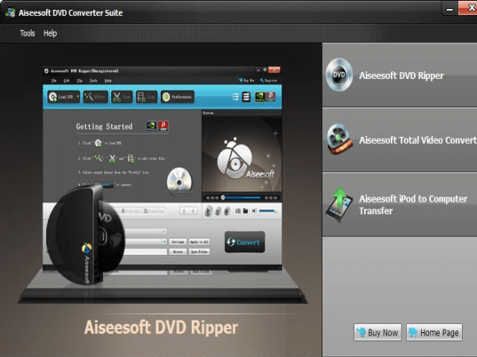 Aiseesoft DVD Converter Suite Screenshot 1